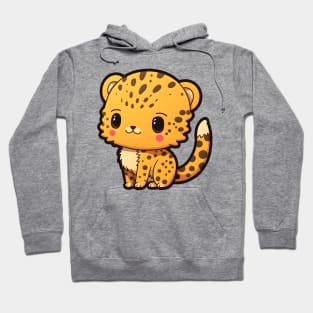 Big head Cheetah cub Hoodie